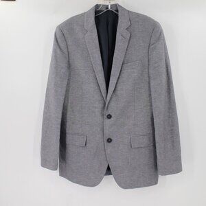 J crew sport coat mens 40R slub linen Thompson two button gray notch lapel
